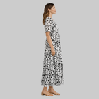 Olivia Robe Femme d'Été Légère – Robe Casual avec Col V Fluide