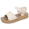 Amelia Sandales Femme Pied Large – Réglables, Confortables, Semelle Amortissante Décontractée