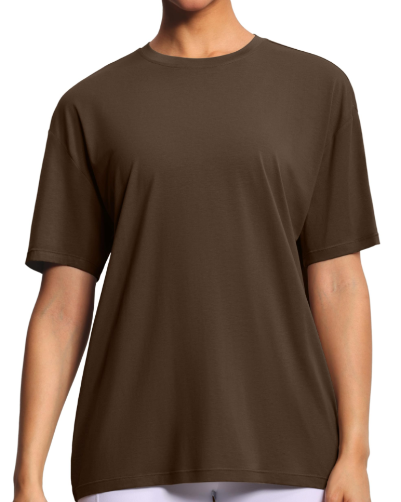 Naomi Γυναικείο Oversize T-shirt – Στρογγυλή Λαιμόκοψη, Κατεβασμένοι Ώμοι & Μαλακό Ύφασμα