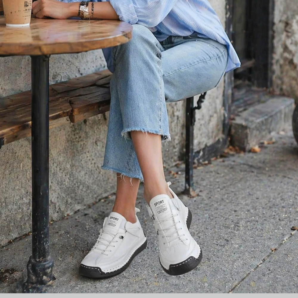 Jane Baskets Femme Confort – Chaussures Ergonomiques, Amorties, Casual Travail & Voyage