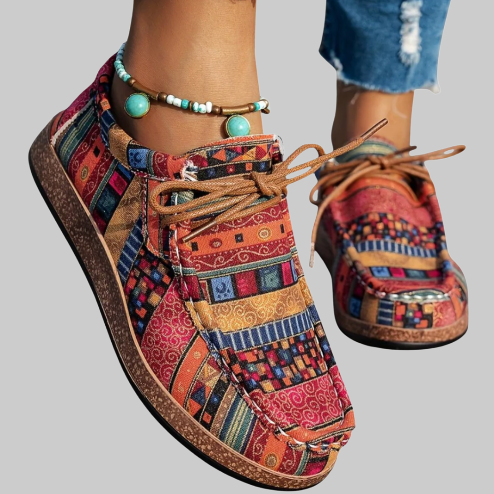 Narra Baskets Femme Confort – Chaussures Légères Amorties, Semelle Épaisse, Quotidien Décontracté