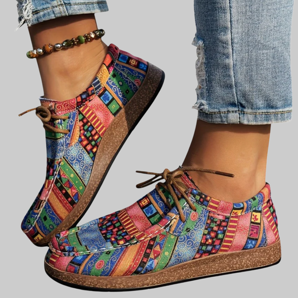Narra Zapatillas de Mujer Confort – Zapatos Ligeros Amortiguados, Suela Alta, Casual Diario