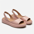 Giada Sandales Femme Compensées – Bout Ouvert, Bride Élastique Confort Estival