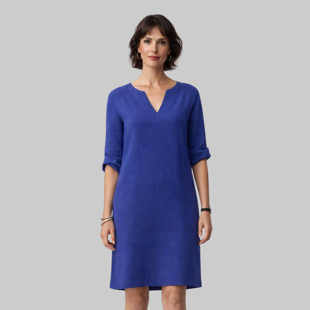 Sophie Vestido Mujer de Verano Elegante – Vestido ligero con escote en V fluido