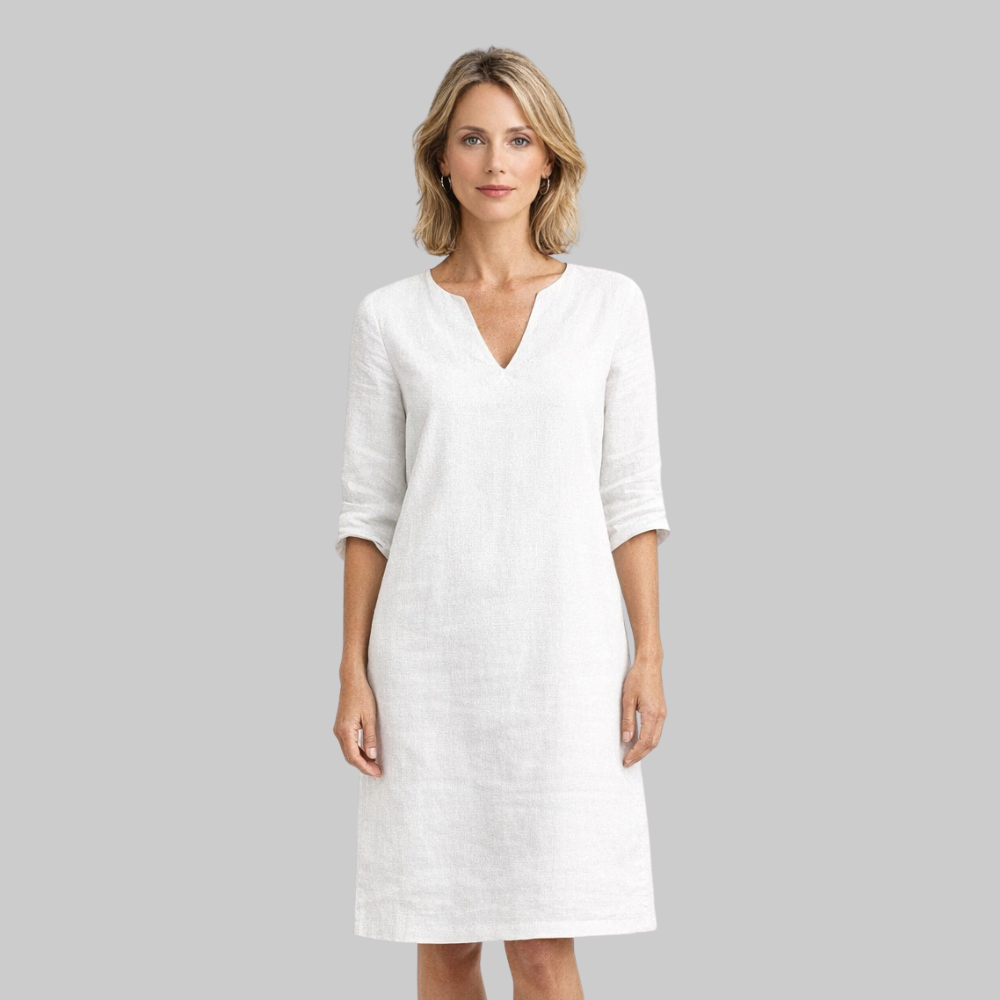 Sophie Vestido Mujer de Verano Elegante – Vestido ligero con escote en V fluido