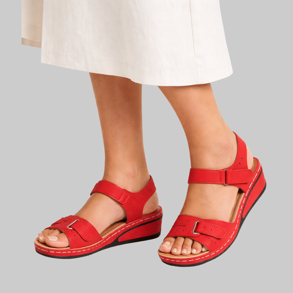 Tilly Sandalias Mujer Elegantes – Sandalias de Verano con Tiras y Hebilla Ajustable