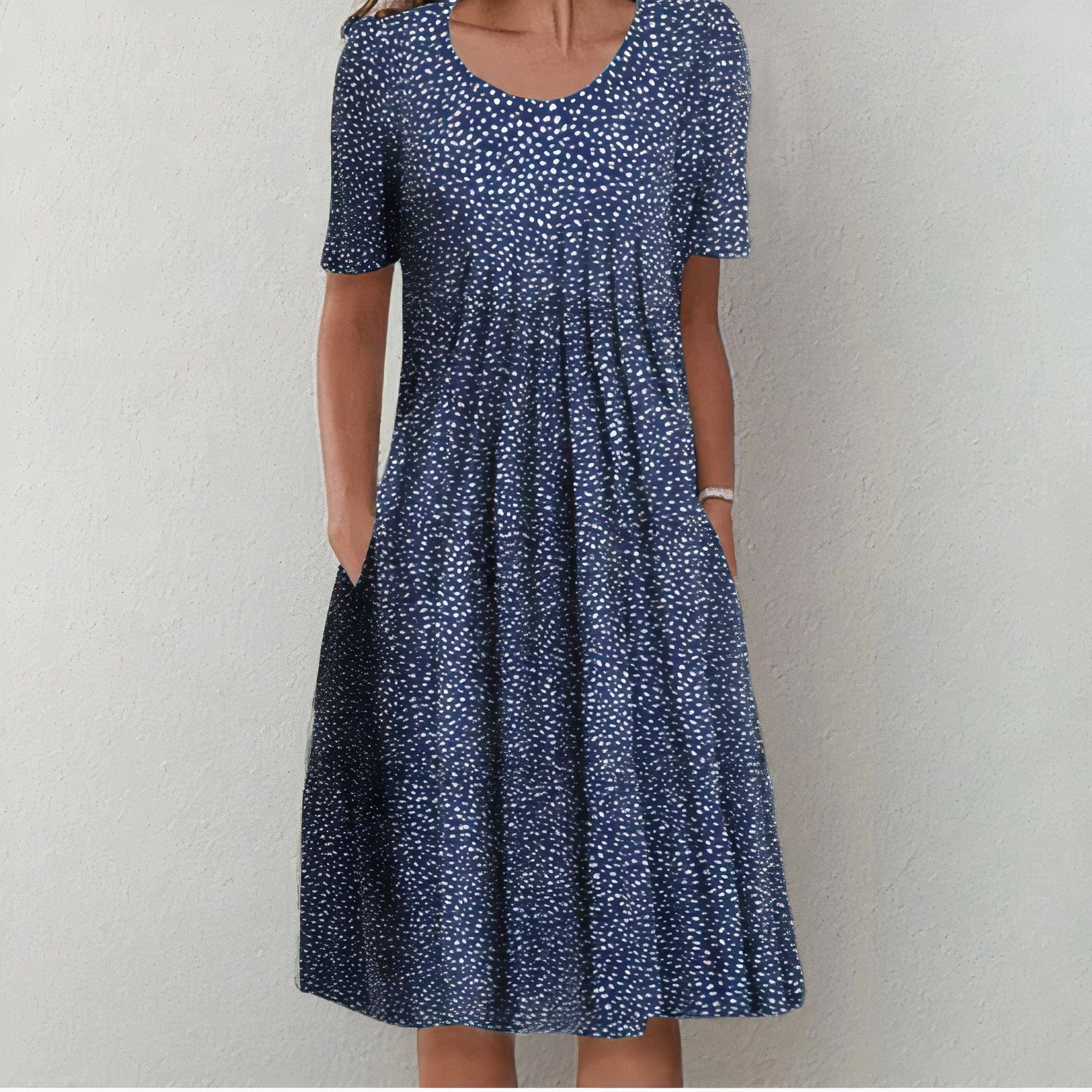 Orielle Vestido de Verano Mujer – 100% Algodón Transpirable, Corte Fluido y Elegancia Clásica