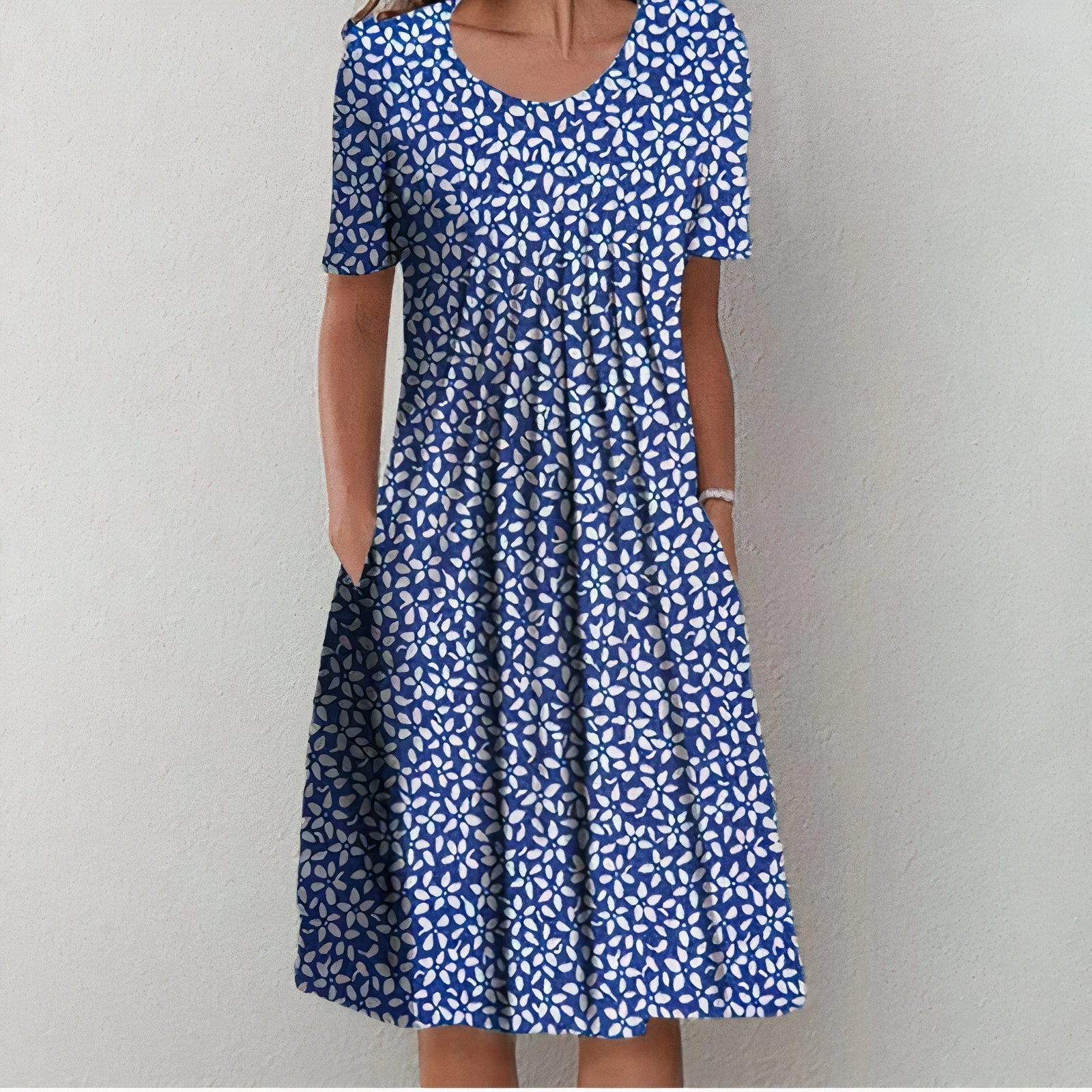 Orielle Vestido de Verano Mujer – 100% Algodón Transpirable, Corte Fluido y Elegancia Clásica