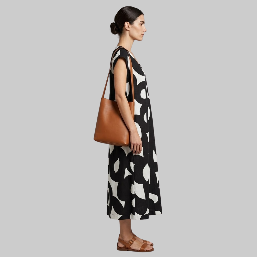 Valeria Robe Femme d'Été – Robe Légère Col V Élégante Imprimé Casual