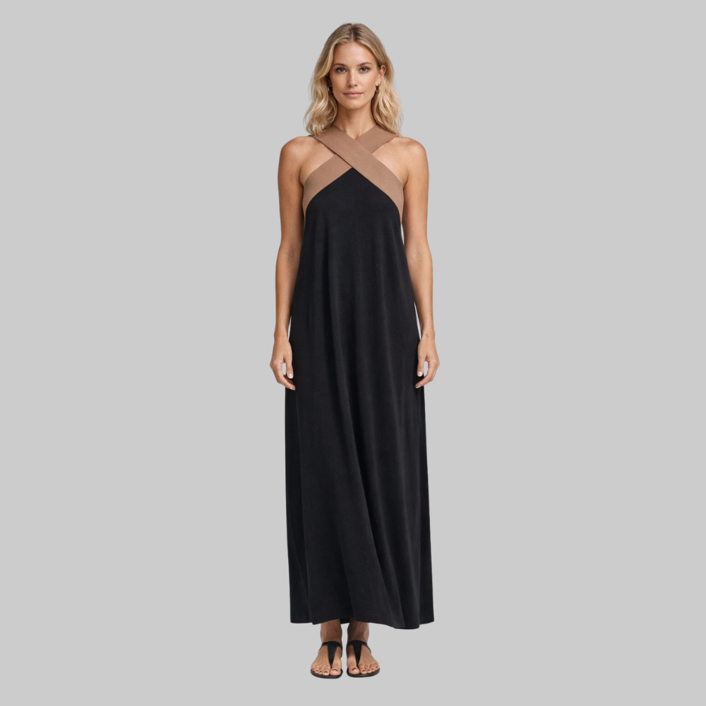 Victoria Robe Femme d'Été – Robe Légère Épaules Dénudées Fluide Élégante