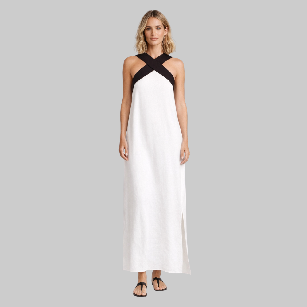 Victoria Vestido Mujer de Verano – Vestido ligero con hombros descubiertos fluido y elegante