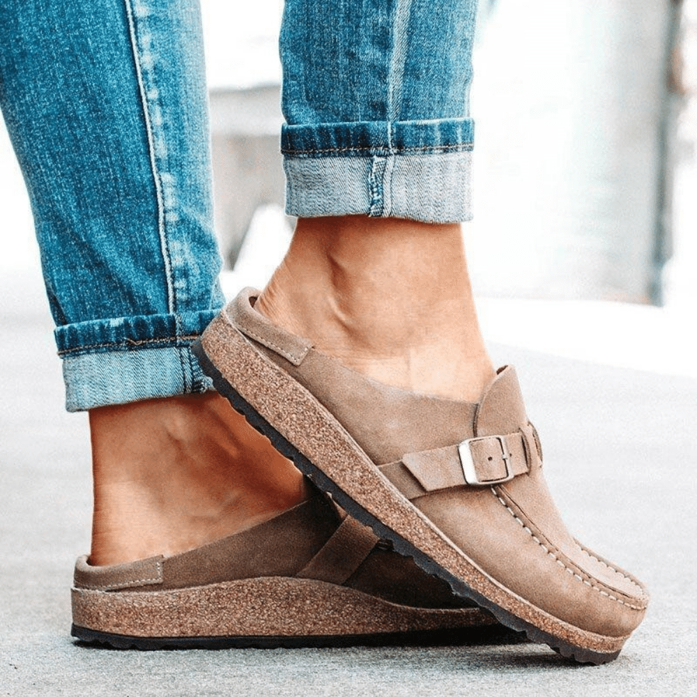 Georgia Zuecos Mujer – Diseño Ergonómico, Correa Ajustable y Comodidad Diaria