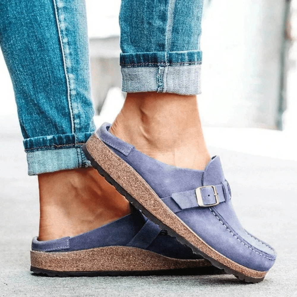 Georgia Zuecos Mujer – Diseño Ergonómico, Correa Ajustable y Comodidad Diaria