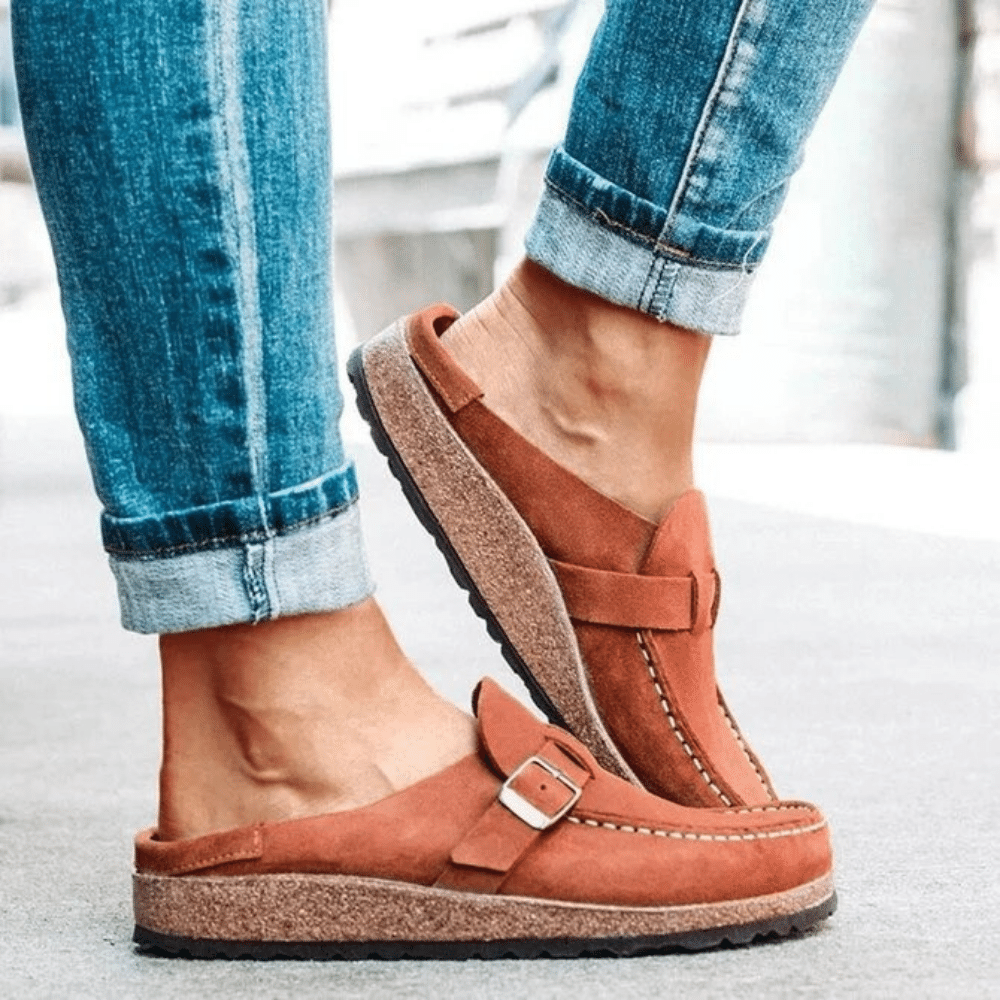 Georgia Zuecos Mujer – Diseño Ergonómico, Correa Ajustable y Comodidad Diaria