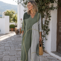 Robe décontractée Sienna pour femme – Robe confortable avec poches, légère fluide chic quotidien