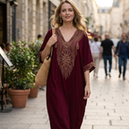 Isabella Caftano de Plage Femme – Kimono Bohème Élégant Paréo d'Été