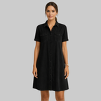 Emily Robe en Denim Femme – Coupe Flatteuse, Douce & Style Décontracté Élégant