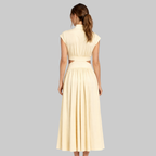 Pearl Robe Femme Longue Élégante – Robe Fluide de Soirée avec Coupe Raffinée