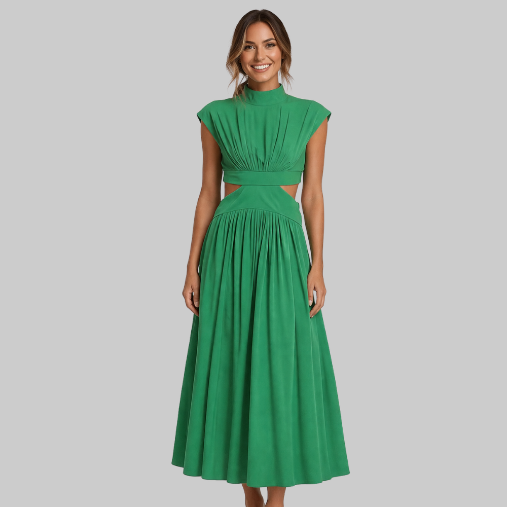 Pearl Vestido Mujer Largo Elegante – Vestido Fluido de Noche con Corte Refinado