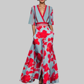 Isabella Vestido Maxi de Mujer – Vestido Floral Elegante, Largo Fluido, Casual Chic Veraniego