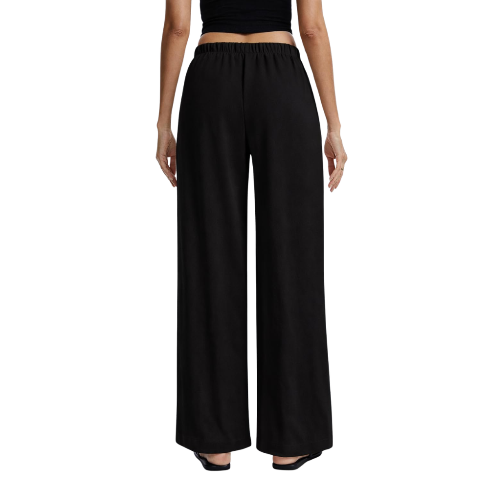 Madeline Pantaloni Wide Leg Donna – Modello Business Casual Antipiega con Tasche