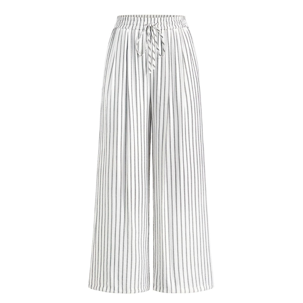 Juliette Pantaloni Palazzo Donna – Modello Floreale a Vita Alta con Tasche