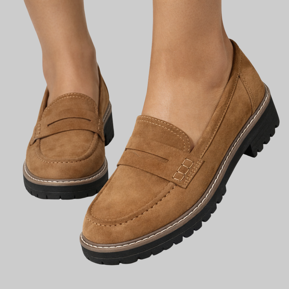 Abigail Mocassini Donna – Scarpe Slip-On con Supporto Arco e Suola Antiscivolo