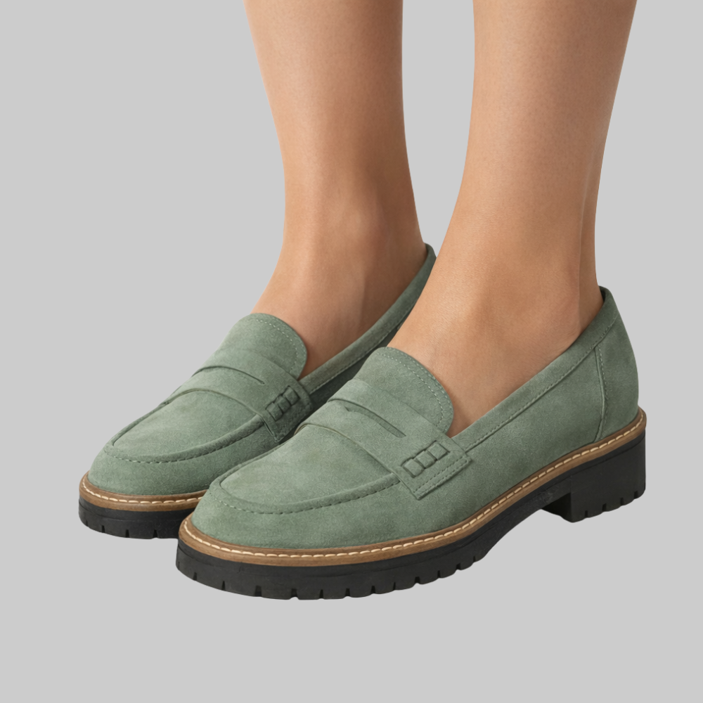 Abigail Mocassini Donna – Scarpe Slip-On con Supporto Arco e Suola Antiscivolo