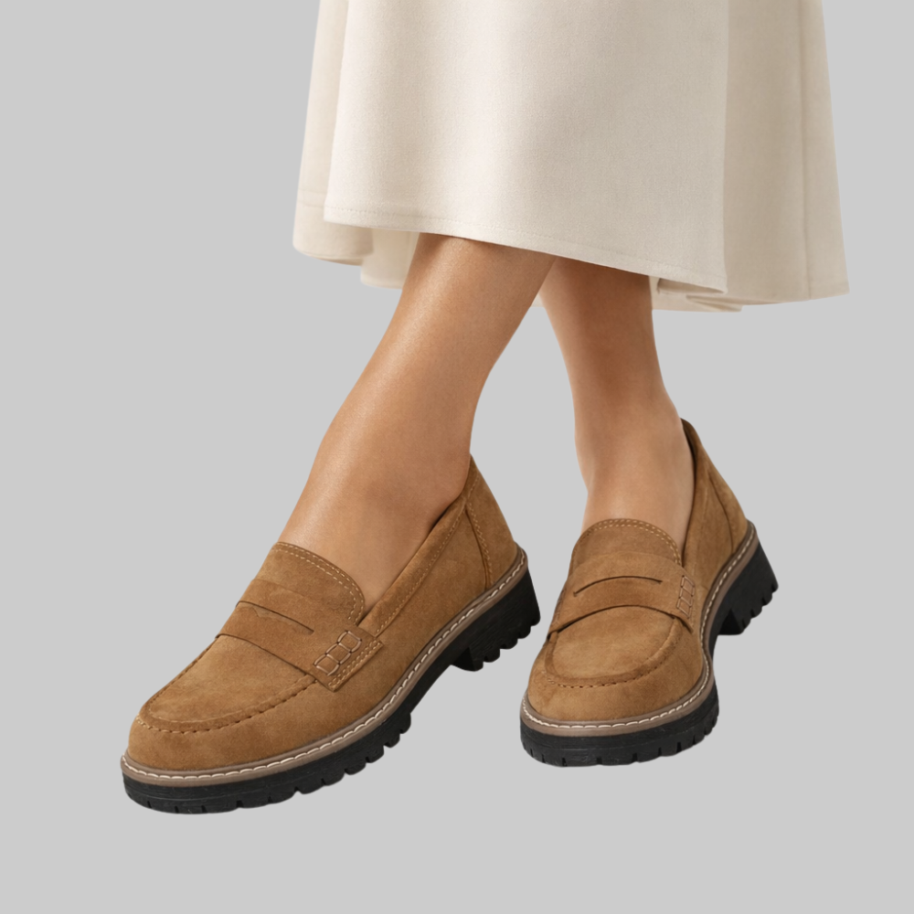 Abigail Mocassini Donna – Scarpe Slip-On con Supporto Arco e Suola Antiscivolo