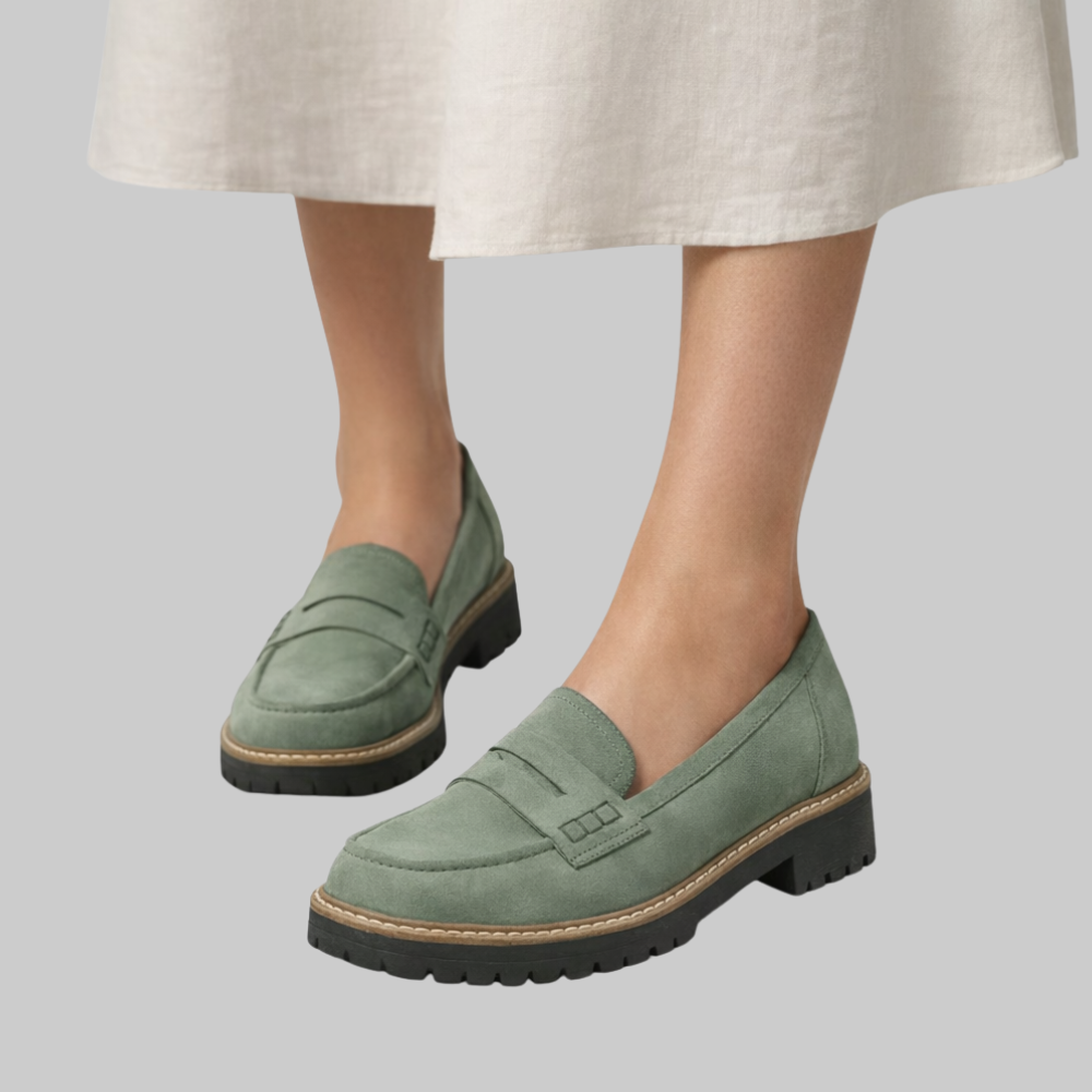 Abigail Mocassini Donna – Scarpe Slip-On con Supporto Arco e Suola Antiscivolo