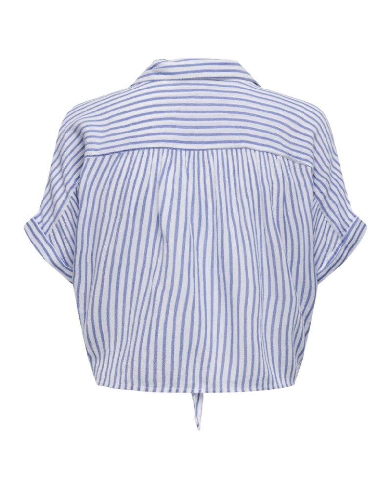 Monica Women's Top – Viscose T-Shirt with Wide Collar & Button Closure
