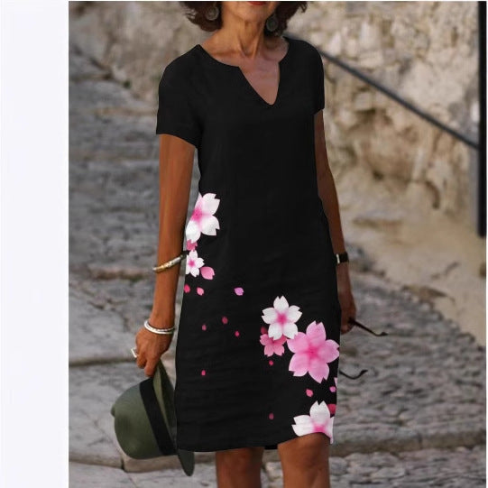 Ocean Vestido de Verano para Mujer – Detalles de Encaje, Volantes y Corte Fluido Boho
