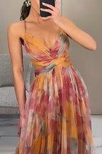 Snow Robe Maxi Femme – Imprimé Floral, Tissu Léger & Style Élégant d'Été