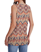Camiseta de tirantes de mujer Brooke – Escote en V, corte holgado y tejido transpirable