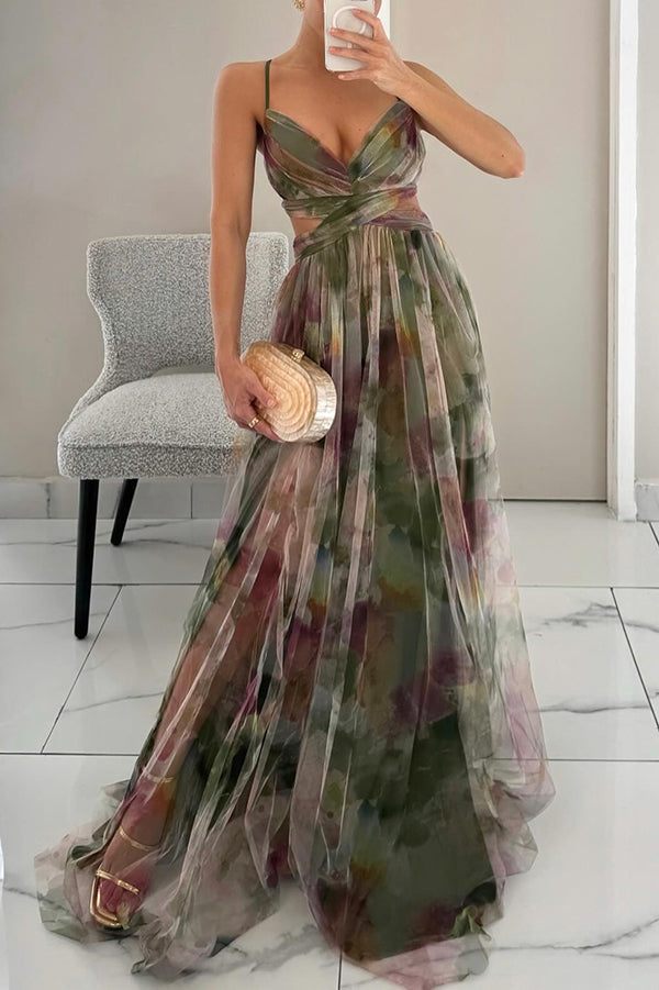 Snow Robe Maxi Femme – Imprimé Floral, Tissu Léger & Style Élégant d'Été