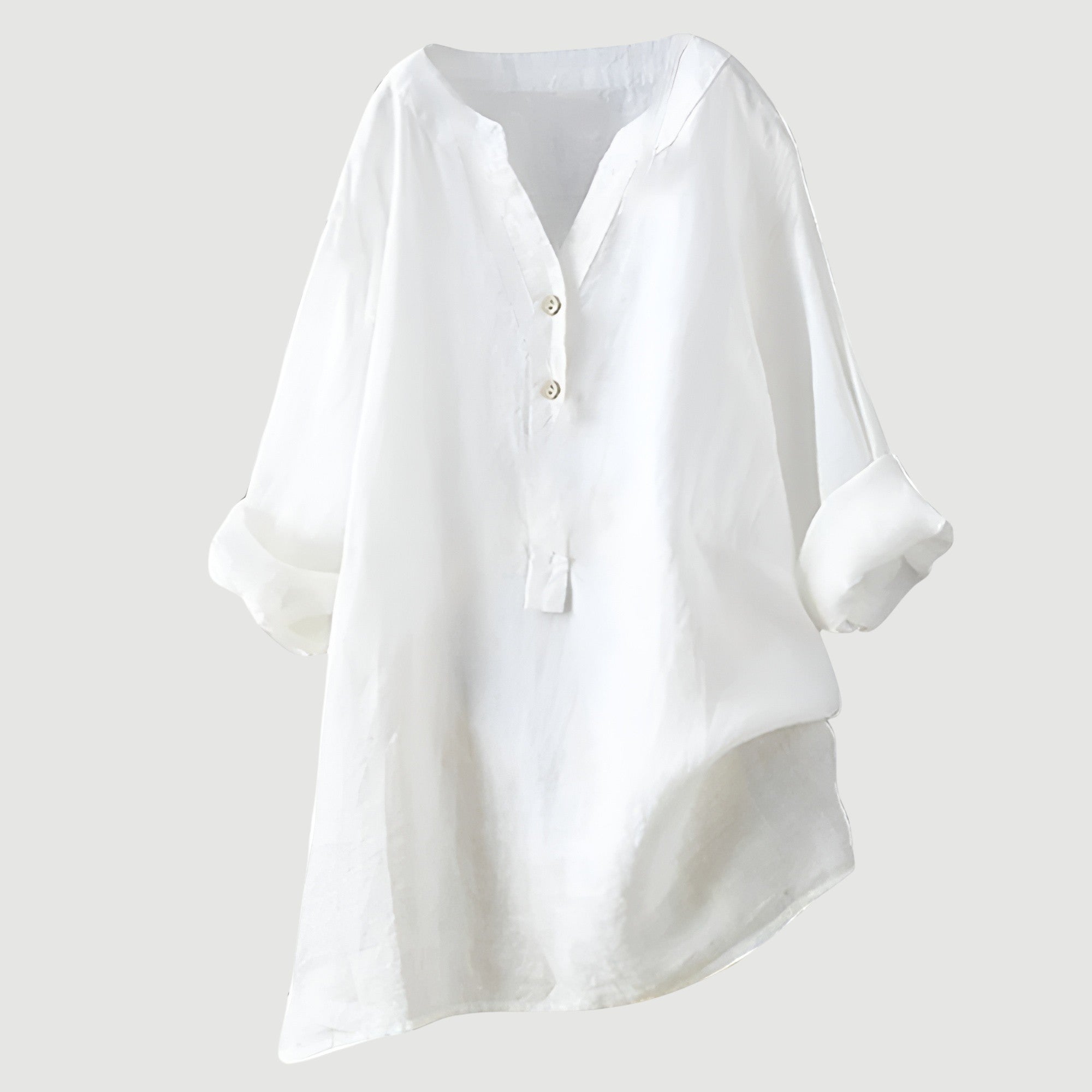 Freda Camisa para Mujer – Lino Transpirable, Corte Amplio y Estilo Casual de Verano