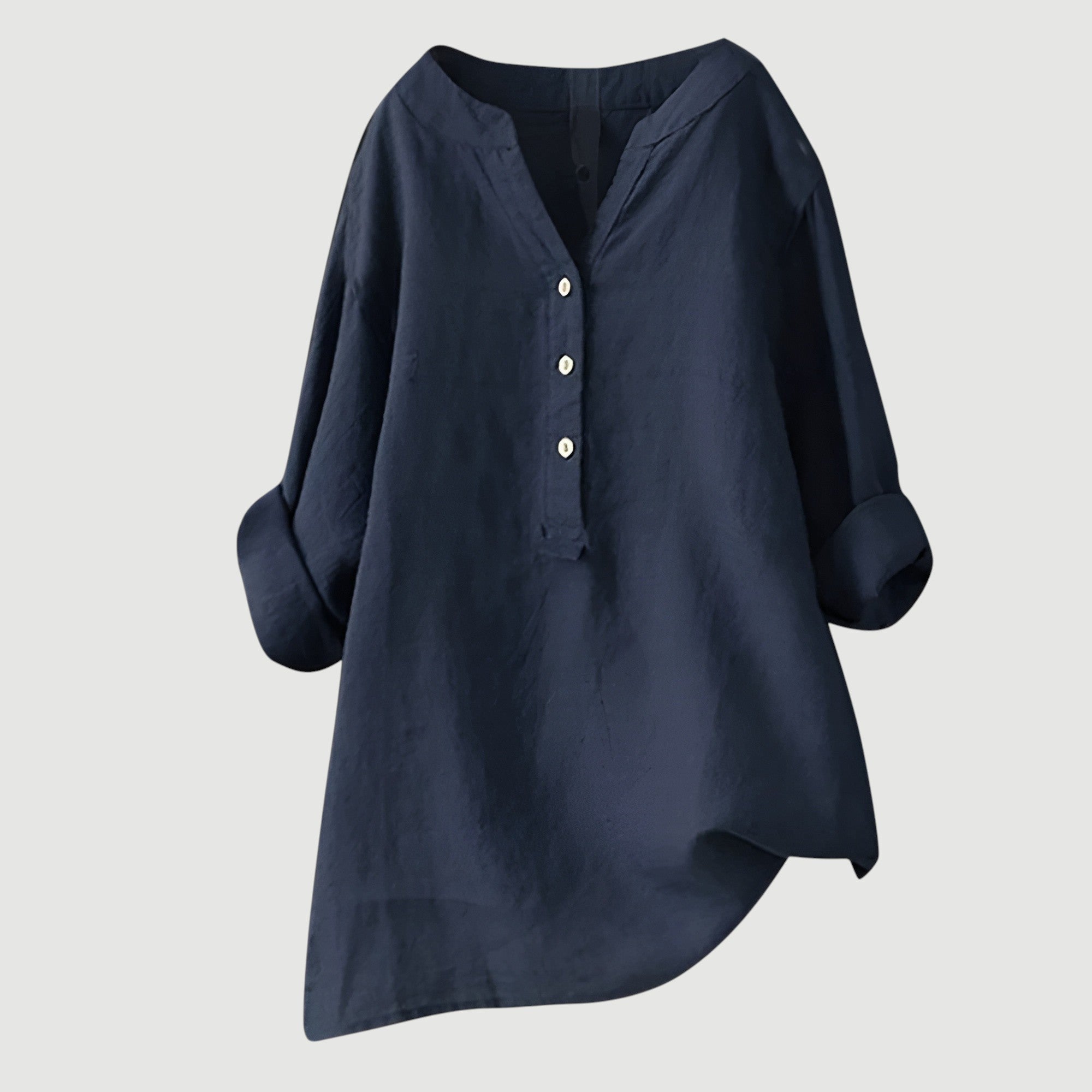Freda Camisa para Mujer – Lino Transpirable, Corte Amplio y Estilo Casual de Verano