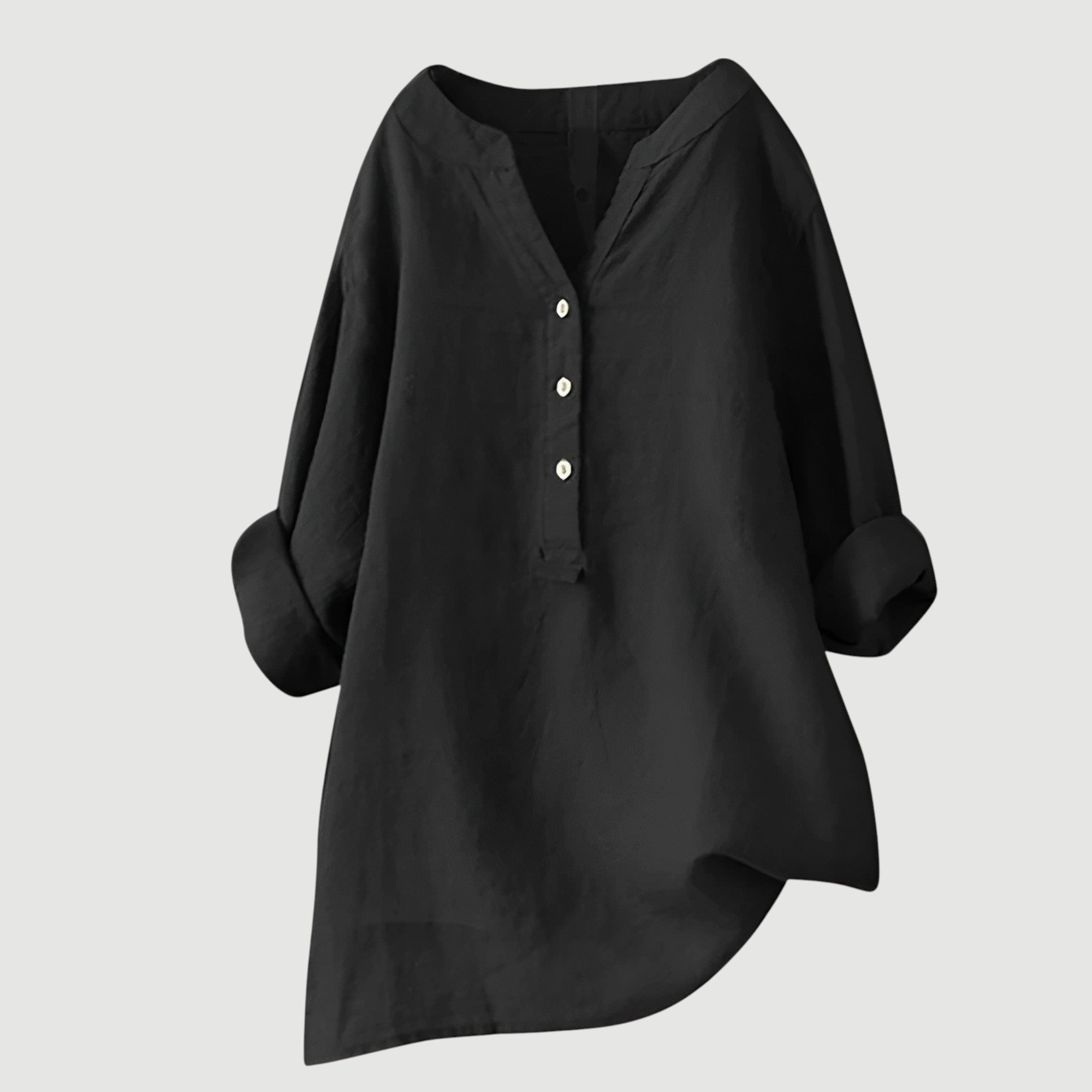 Freda Camisa para Mujer – Lino Transpirable, Corte Amplio y Estilo Casual de Verano