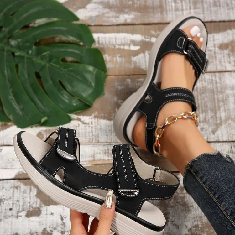 Jolie Sandales Femme – Sandales Sportives Ergonomiques, Soutien de la Voûte Plantaire Confort