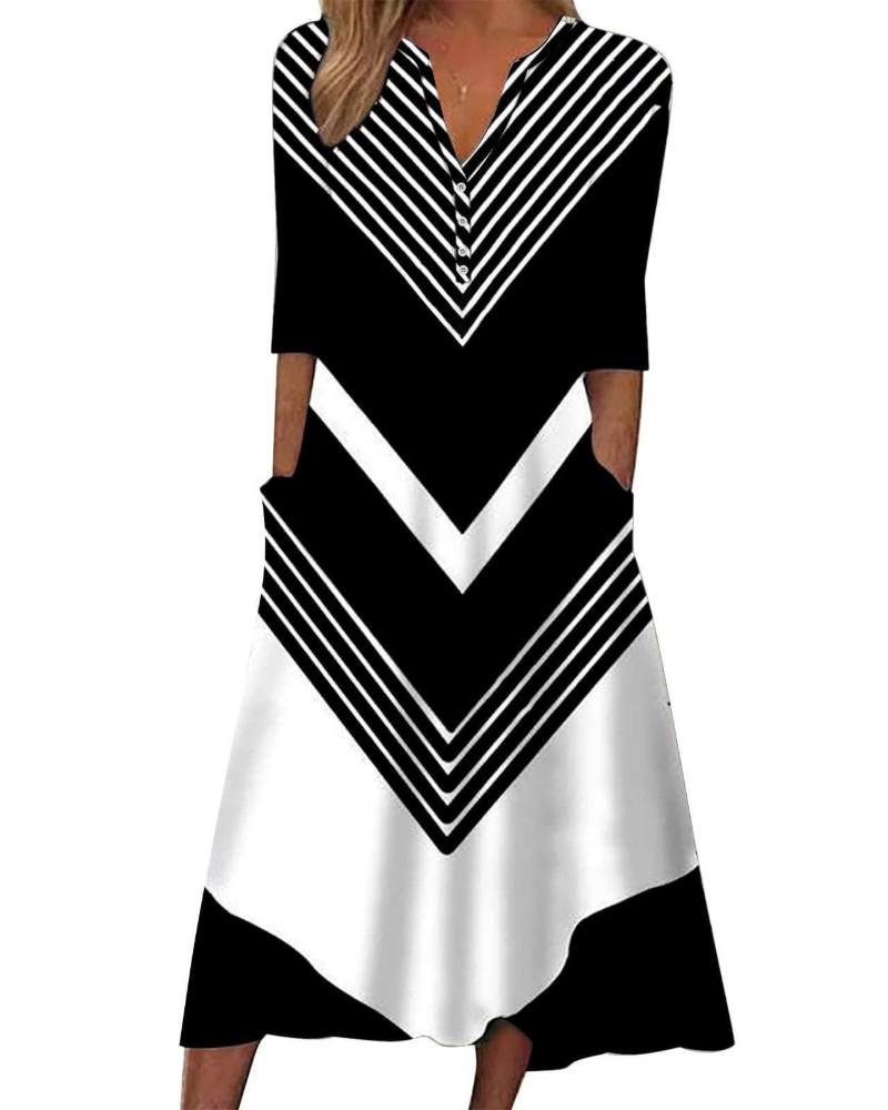 Morgan Damen Sommerkleid – Vielseitige Passform, kurze Ärmel & eleganter Casual-Stil