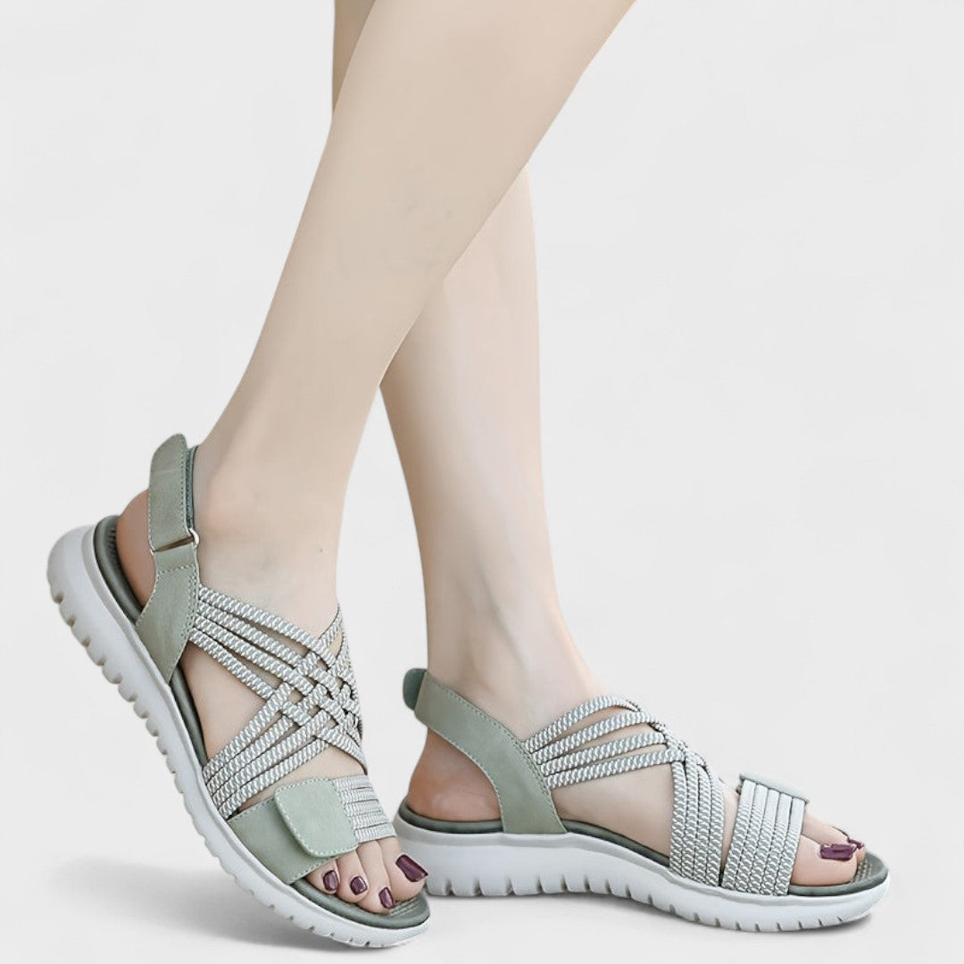 Sandales confort Elena pour femme – Légères et flexibles, semelle souple décontracté quotidien
