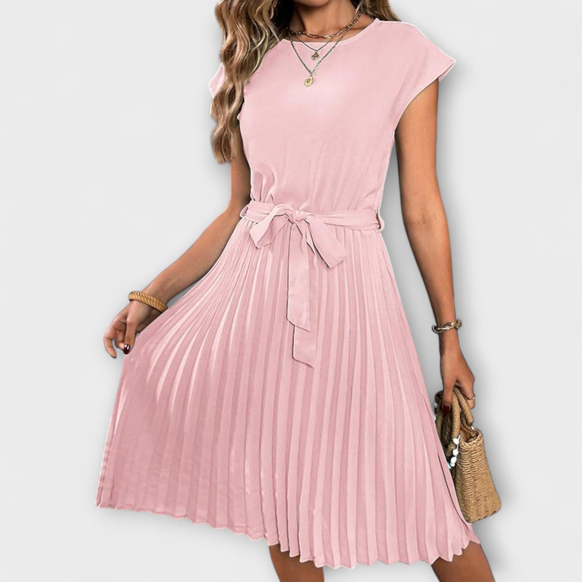 Digna Vestido Maxi de Verano para Mujer – Vestido Fluido Ligero Elegante Casual Chic