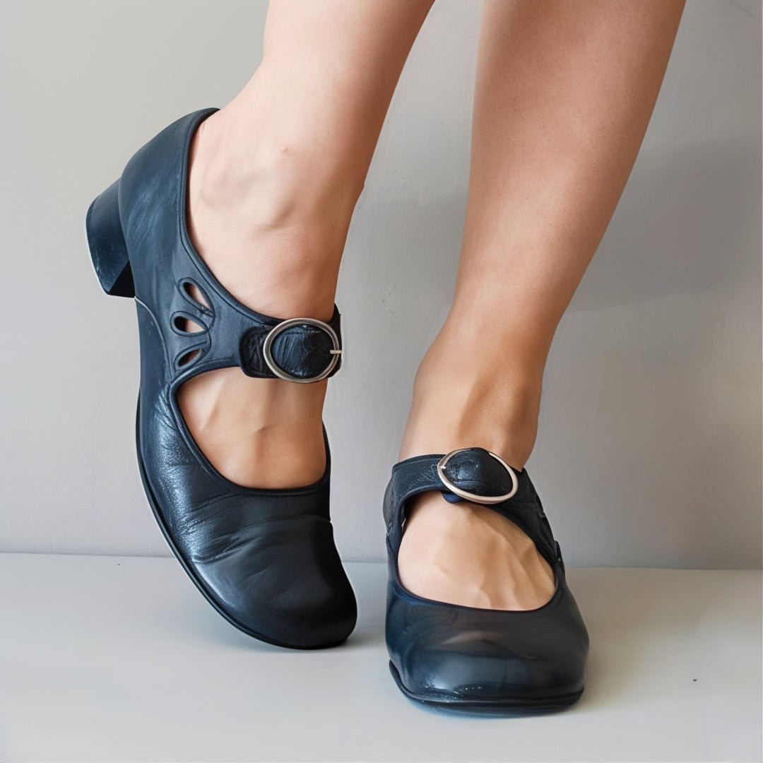 Amada Escarpins Femme – Talons Élégants en Cuir Premium avec Confort Amorti
