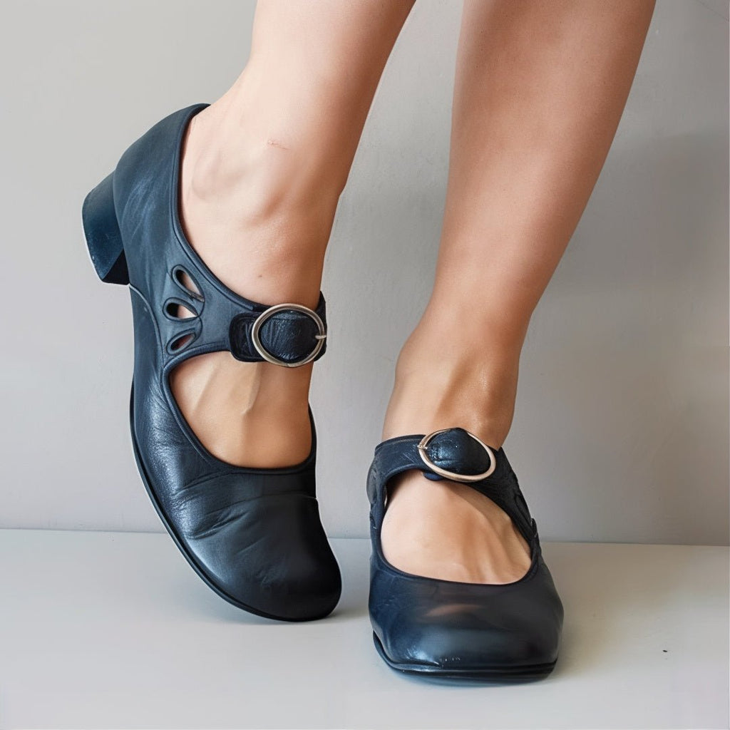 Amada Escarpins Femme – Talons Élégants en Cuir Premium avec Confort Amorti