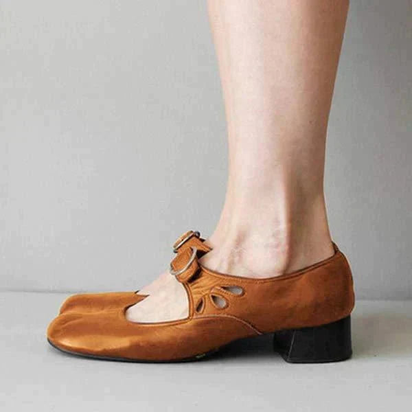 Amada Zapatos de Tacón Mujer – Tacones Elegantes en Piel Premium con Comodidad Amortiguada