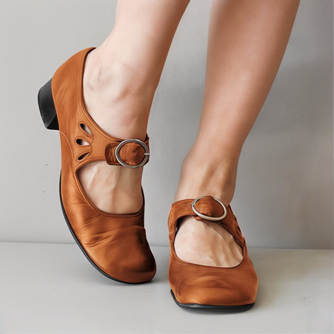 Amada Zapatos de Tacón Mujer – Tacones Elegantes en Piel Premium con Comodidad Amortiguada