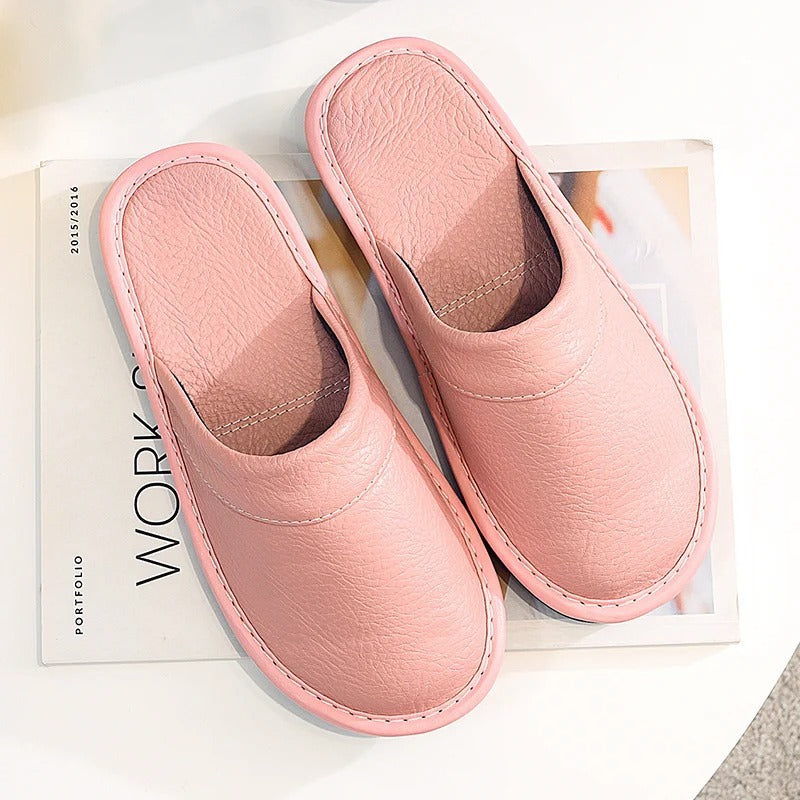 Mariano Pantofole Hombre en Piel – Zapatillas Elegantes, Calientes, Antideslizantes, Confort Invernal