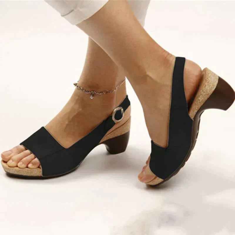 Serene Sandalias Mujer Verano – Sandalias Ajustables Confort, Suela Amortiguada Antideslizante