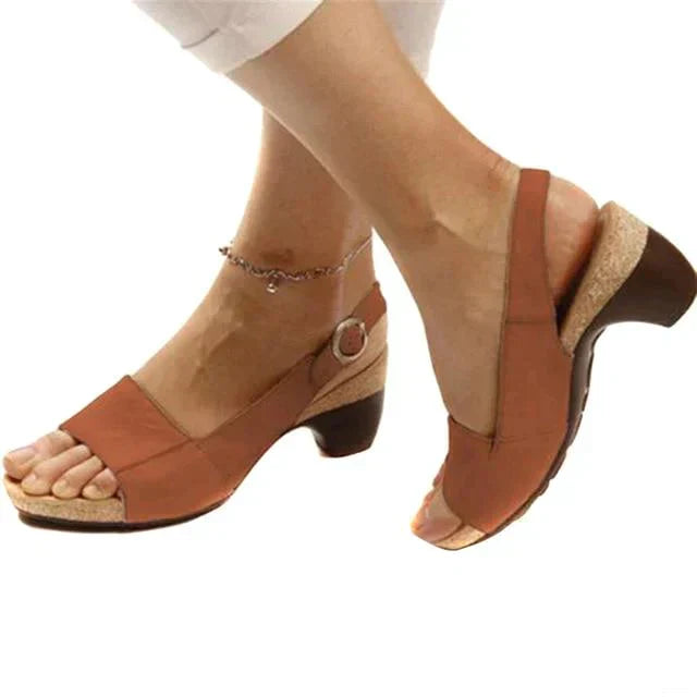 Serene Sandalias Mujer Verano – Sandalias Ajustables Confort, Suela Amortiguada Antideslizante
