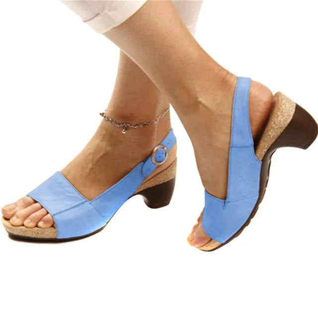 Serene Sandalias Mujer Verano – Sandalias Ajustables Confort, Suela Amortiguada Antideslizante